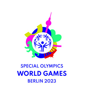 Man sieht das Logo der Special Olympics 