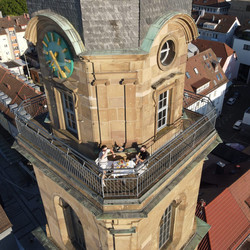 Genuss auf dem Hafenmarktturm