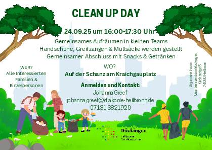 Flyer Clean-Up-Day am 24. September