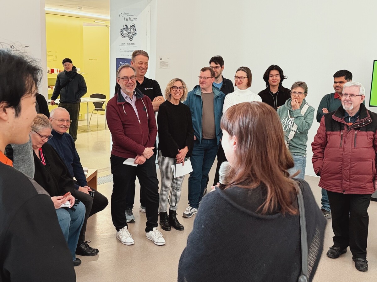 KI-Team Heilbronn bei der Sonderausstellung „Mirror Machines 3“ des Kunstvereins Heilbronn. Foto: Stadt Heilbronn