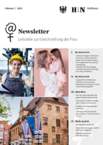 Newsletter Leitstelle zur Gleichstellung der Frau - Februar 2023