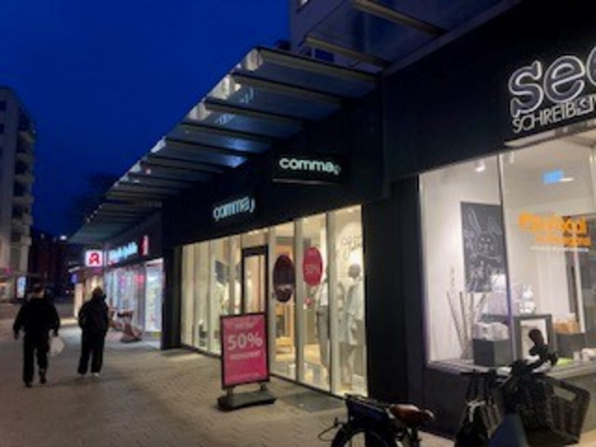 Beleuchtung mit Blick in Richtung Fleiner Straße (Foto: Seel)
