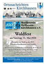 Ortsnachrichten Kirchhausen Nr. 20 vom 13.05.2026