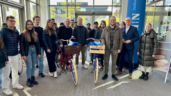 Jedes Jahr werden 25 Stadtfahrräder an neue Studierende in Heilbronn verlost. Foto: Stadt Heilbronn