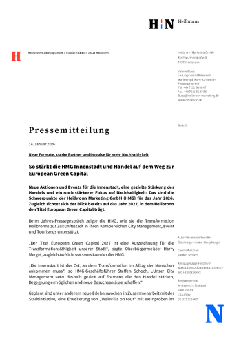 Pressemitteilung zum Jahrespressegespräch 2026