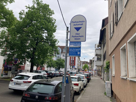 Parkscheinautomat in der Gerberstraße