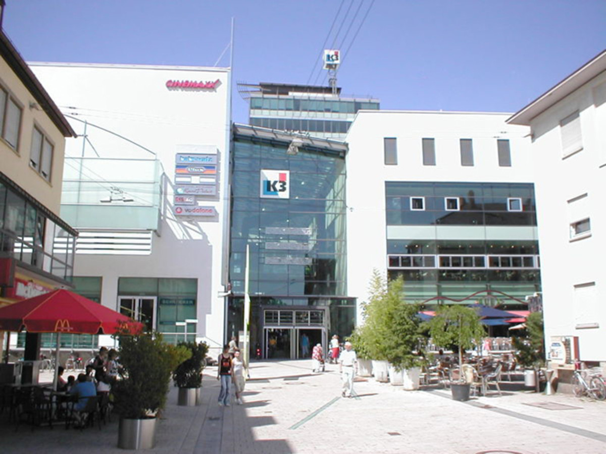 Der Eingang zum Theaterforum K3 von der Sülmerstraße.