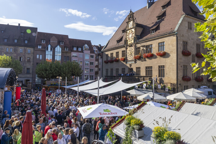 Das Heilbronner Weindorf startet am Donnerstag, 10. September, um 17 Uhr.