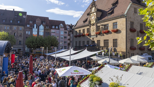 Das Heilbronner Weindorf startet am Donnerstag, 10. September, um 17 Uhr.