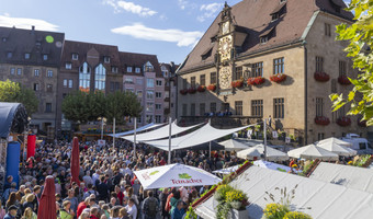 Das Heilbronner Weindorf startet am Donnerstag, 10. September, um 17 Uhr.