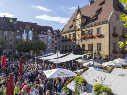 Das Heilbronner Weindorf startet am Donnerstag, 10. September, um 17 Uhr.