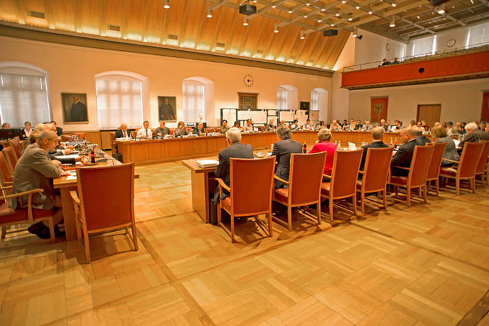 Gemeinderatssitzung (Foto: Stadtarchiv/Jehle)