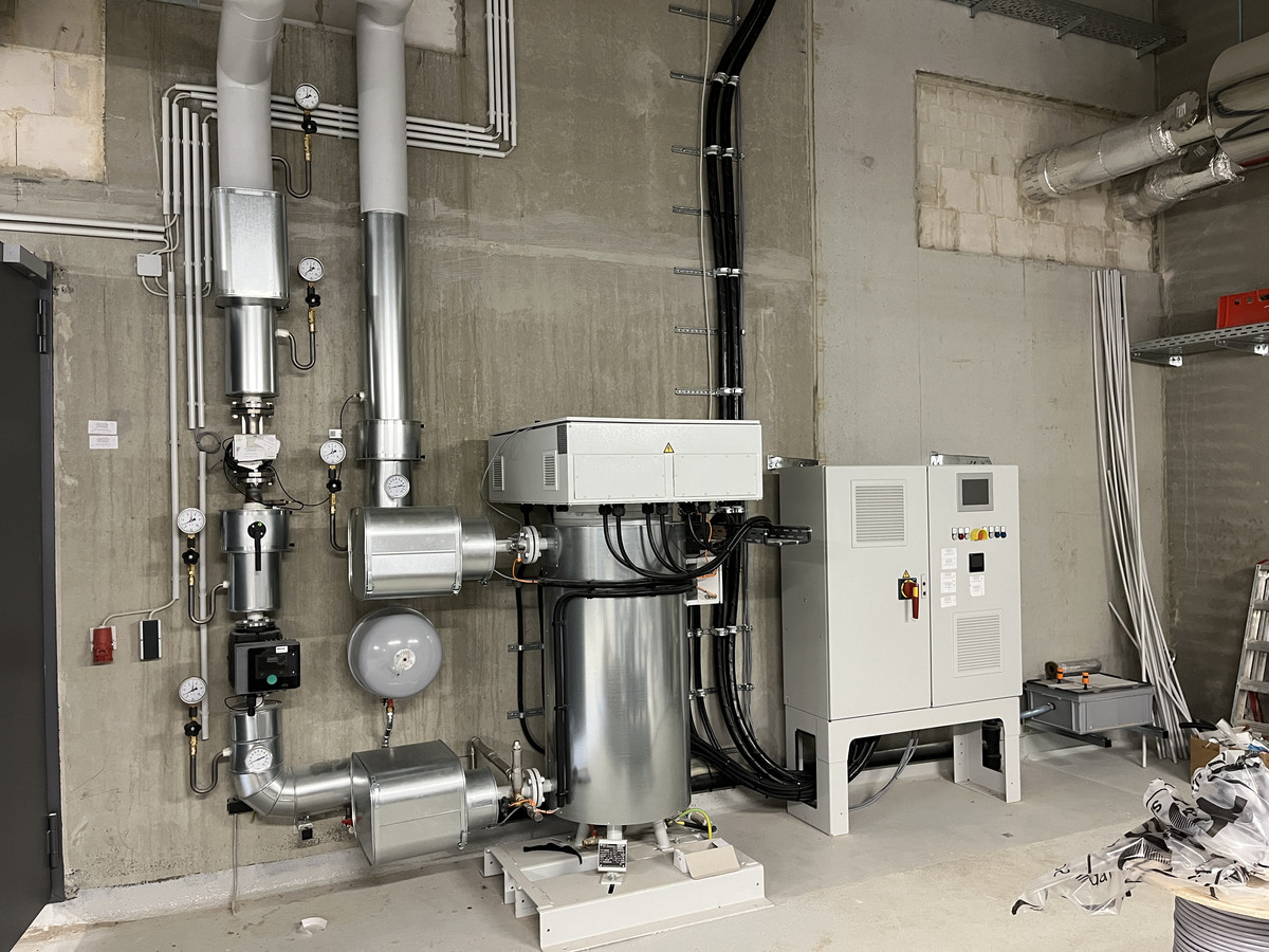 Power-to-heat-Anlage (Foto: Wärmegesellschaft Heilbronn mbH)