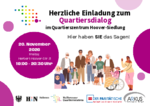 Einladung zum Quartiersdialog am 20. November im QZ Hoover-Siedlung
