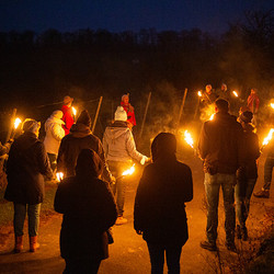 Fackel-Weinwanderung in Heilbronn