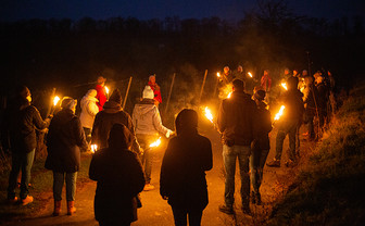 Fackel-Weinwanderung in Heilbronn