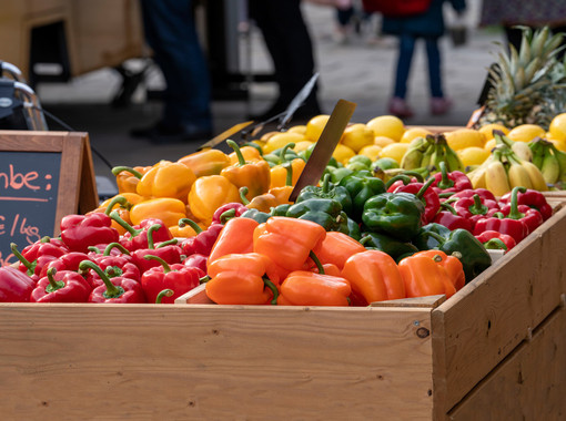 Heilbronner Wochenmarkt auf dem Marktpatz