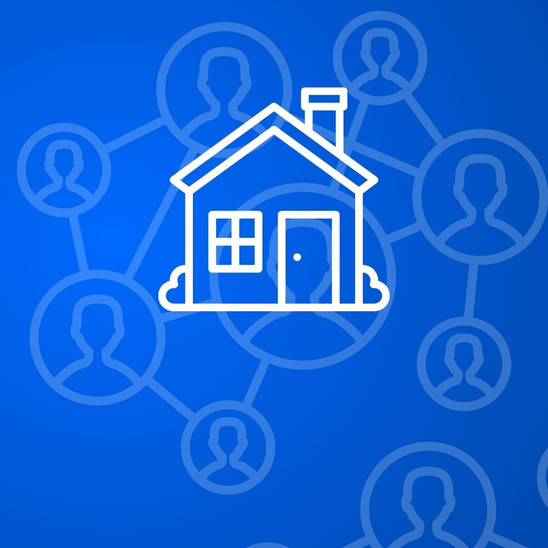 Kachel mit Icon Haus