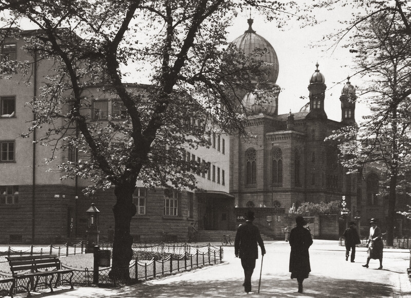 Das Bild aus den frühen 1930er Jahren zeigt die frühere Heilbronner Synagoge an der Allee. Vier Jahre hatte der Bau gedauert, Einweihung war im Jahr 1877.