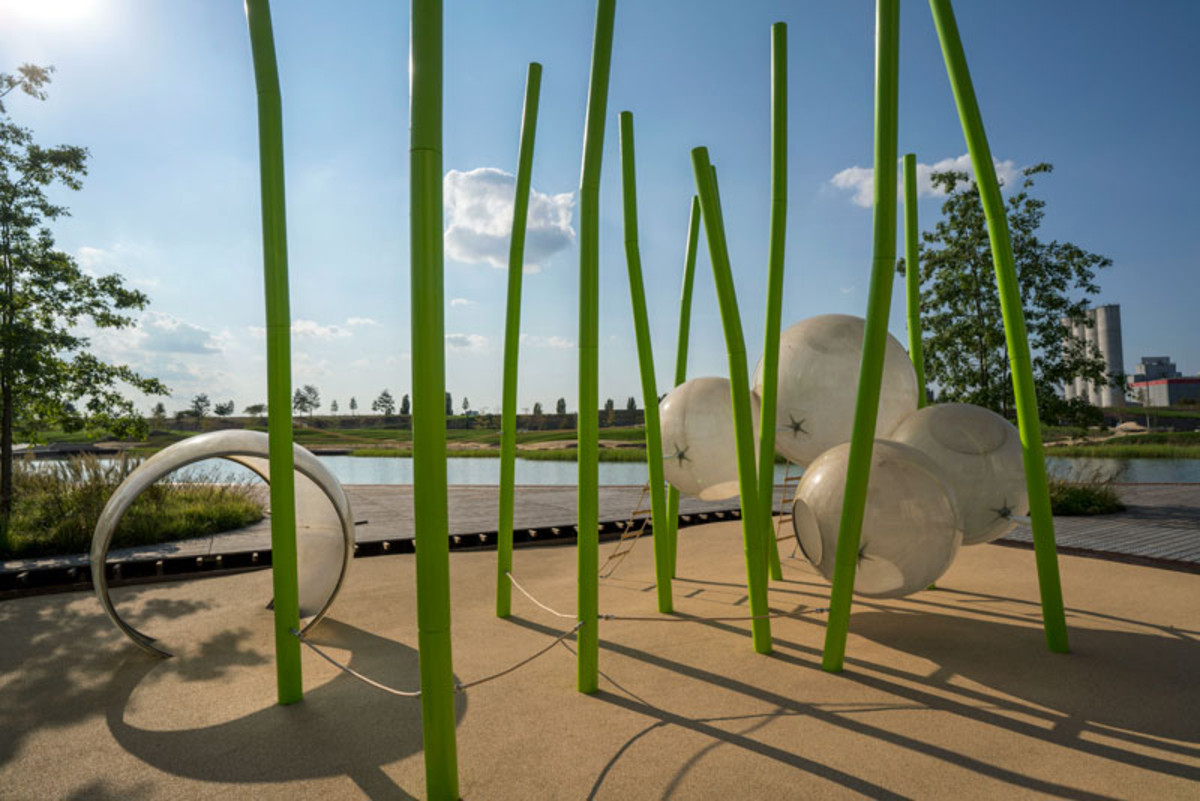 Wasserspielplatz am Floßhafen - Foto: BUGA Heilbronn 2019 GmbH