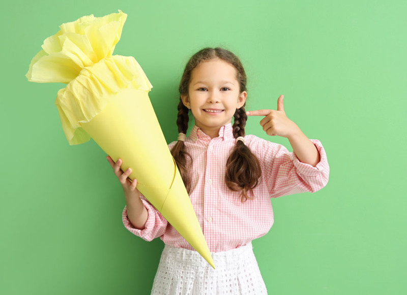 Mädchen mit Schultüte