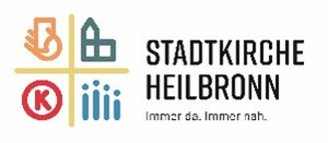 Man sieht das Logo der Stadtkirche Heilbronn