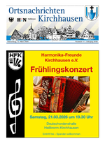 Ortsnachrichten Kirchhausen Nr. 11 vom 12.03.2026