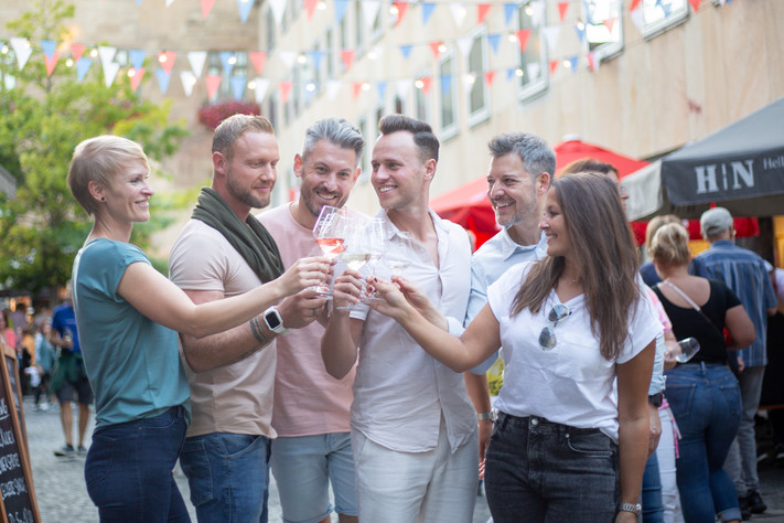 Am 11. September beginnt das 53. Heilbronner Weindorf - es soll friedlich, fröhlich und insbesondere auch nachhaltig werden. Foto: HMG