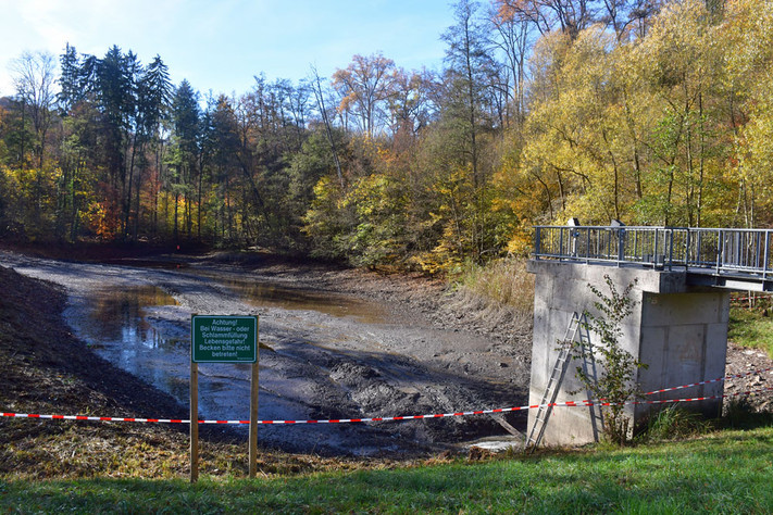 Durchlassbauwerk am Köpferstausee
