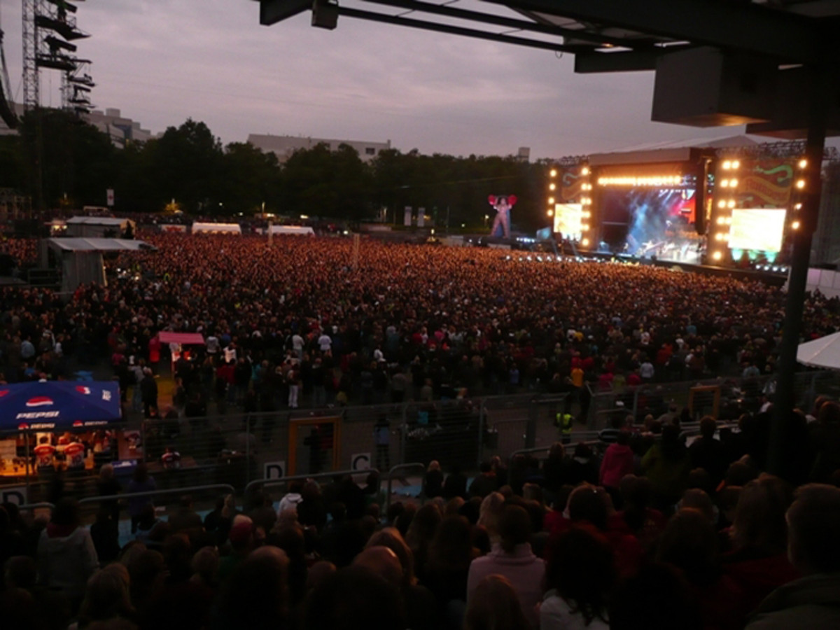 Open-Air-Konzert im Frankenstadion