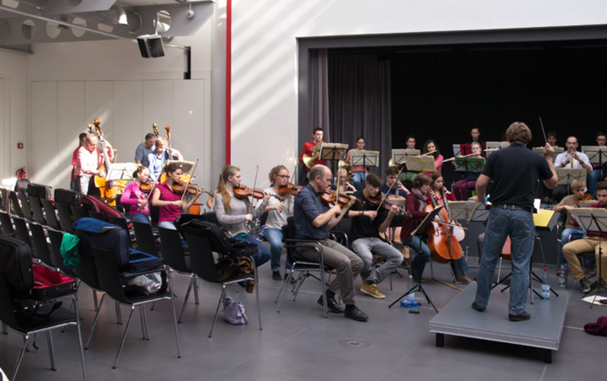 Proben der Jungen Orchesterakademie II