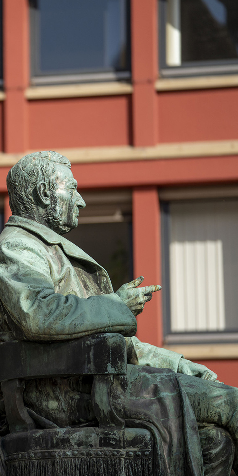 Robert-Mayer-Denkmal auf dem Marktplatz