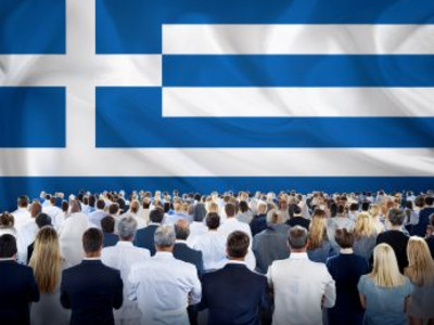 Griechischer Verein. Symbolbild. KI-generiertes Foto (Stadt Heilbronn/Jürgen Häffner)