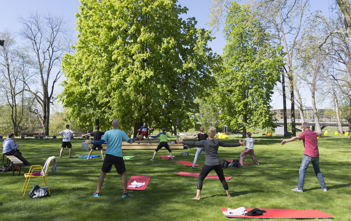 Bewegung an der frischen Luft: ein Segen für Körper, Geist und Laune. Foto: Stadt Heilbronn