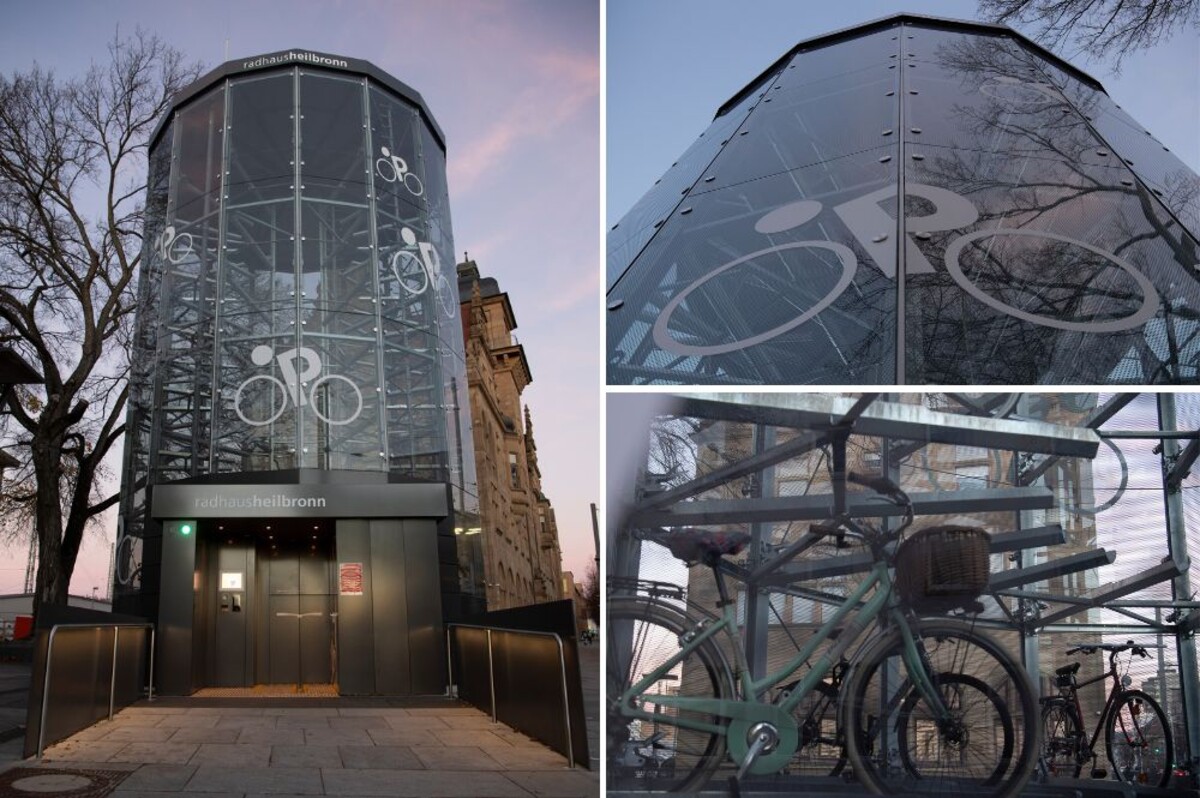 radhaus - das Heilbronner Fahrradparkhaus (Foto: B. Kimmerle)