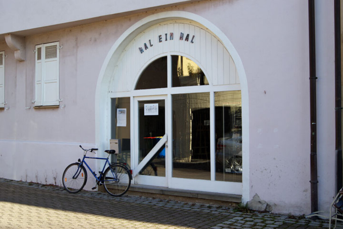 Eingang zur Kunstschule Mal einMal!