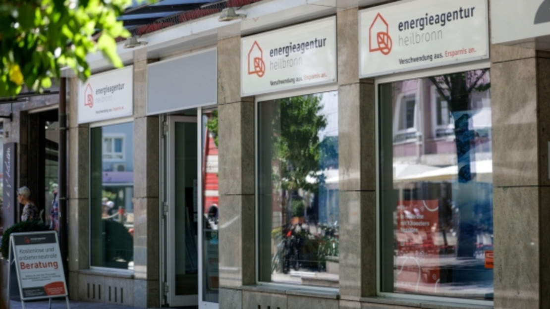 Außenansicht: Die Energieagentur Heilbronn findet sich in der Lohtorstraße 24 – im Herzen von Heilbronn. Foto: privat
