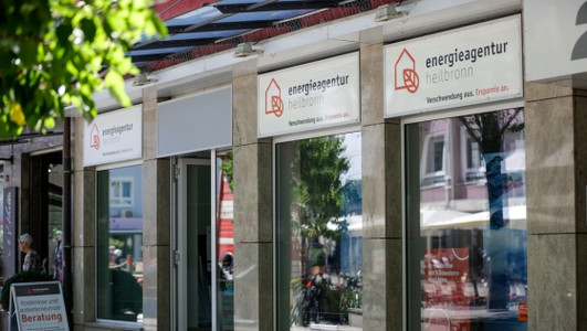 Außenansicht: Die Energieagentur Heilbronn findet sich in der Lohtorstraße 24 – im Herzen von Heilbronn. Foto: privat