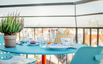 Frühstück auf dem Hafenmarktturm in Heilbronn