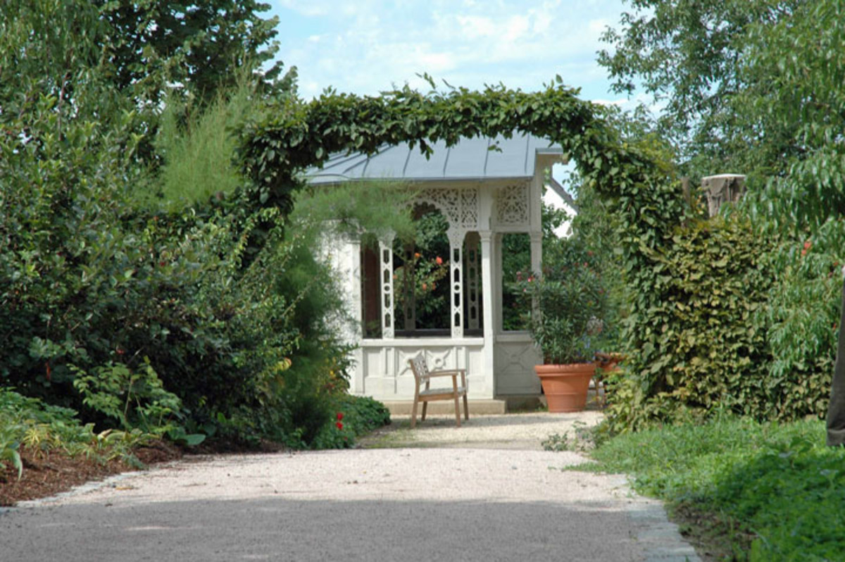 Maurische Laube im Botanischen Obstgarten