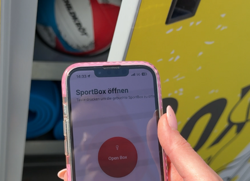 Ganz einfach per App Zeitslot reservieren und die Box vor Ort mit dem Smartphone öffnen. (Foto: Stadt Heilbronn)