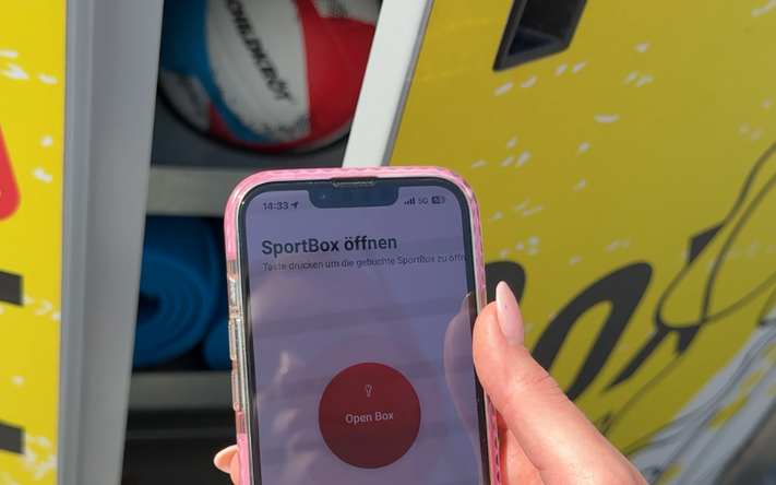 Ganz einfach per App Zeitslot reservieren und die Box vor Ort mit dem Smartphone öffnen. (Foto: Stadt Heilbronn)