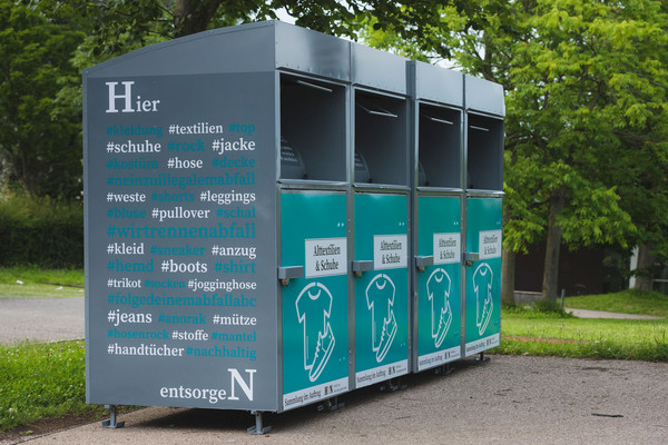 Altkleidercontainer in Heilbronn