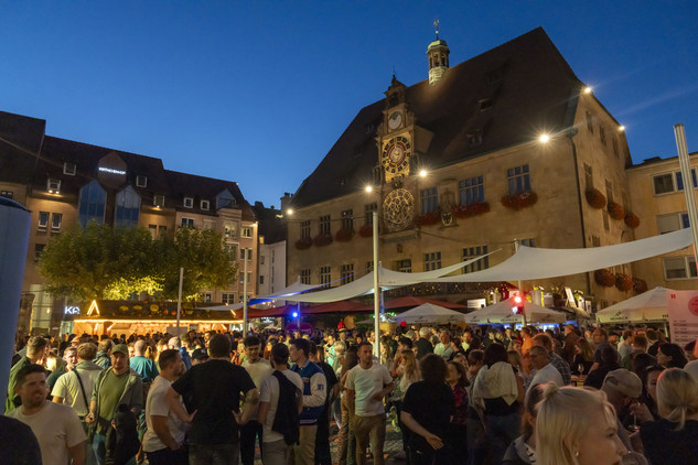 Marktplatz beim Heilbronner Weindorf