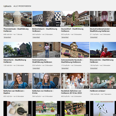 Youtube-Kanal Heilbronn erleben