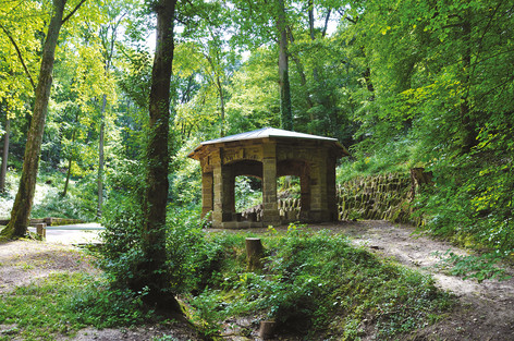 Köpferbrunnen im Heilbronner Stadtwald