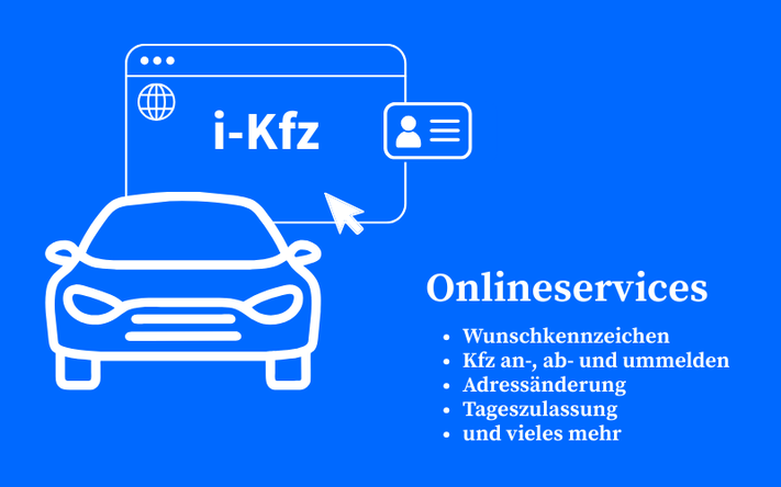 Einfach, digital und zuverlässig: der i-Kfz Onlineservice der Zulassungsstelle der Stadt Heilbronn (Abbildung: Stadt Heilbronn)