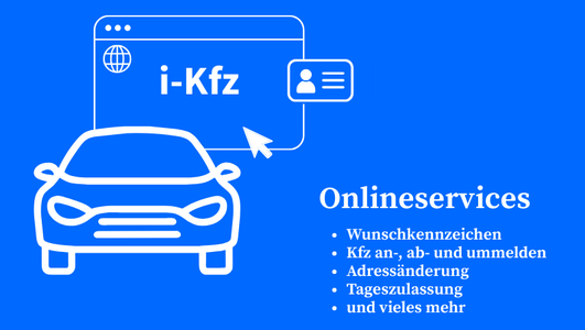 Einfach, digital und zuverlässig: der i-Kfz Onlineservice der Zulassungsstelle der Stadt Heilbronn (Abbildung: Stadt Heilbronn)