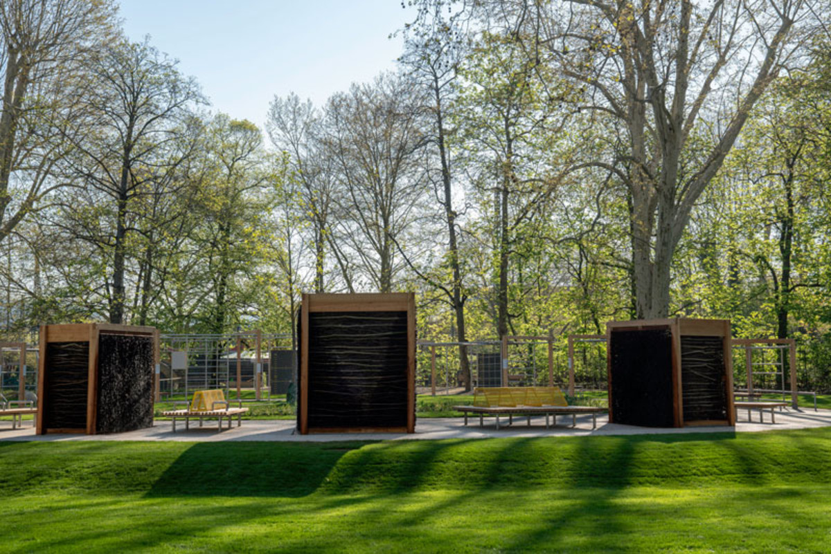 Campuspark mit Sportpunkt und Gradierwerk - Foto: Jürgen Häffner