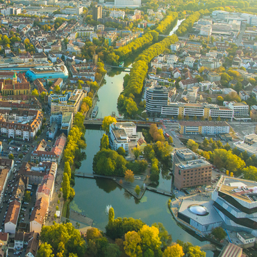 Luftbildaufnahme der Stadt Heilbronn